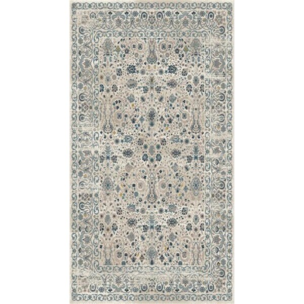 Safavieh Serenity Power Loomed Rectangle Rug- Beige - Blue- 4 x 6 ft. SER213D-4 - main